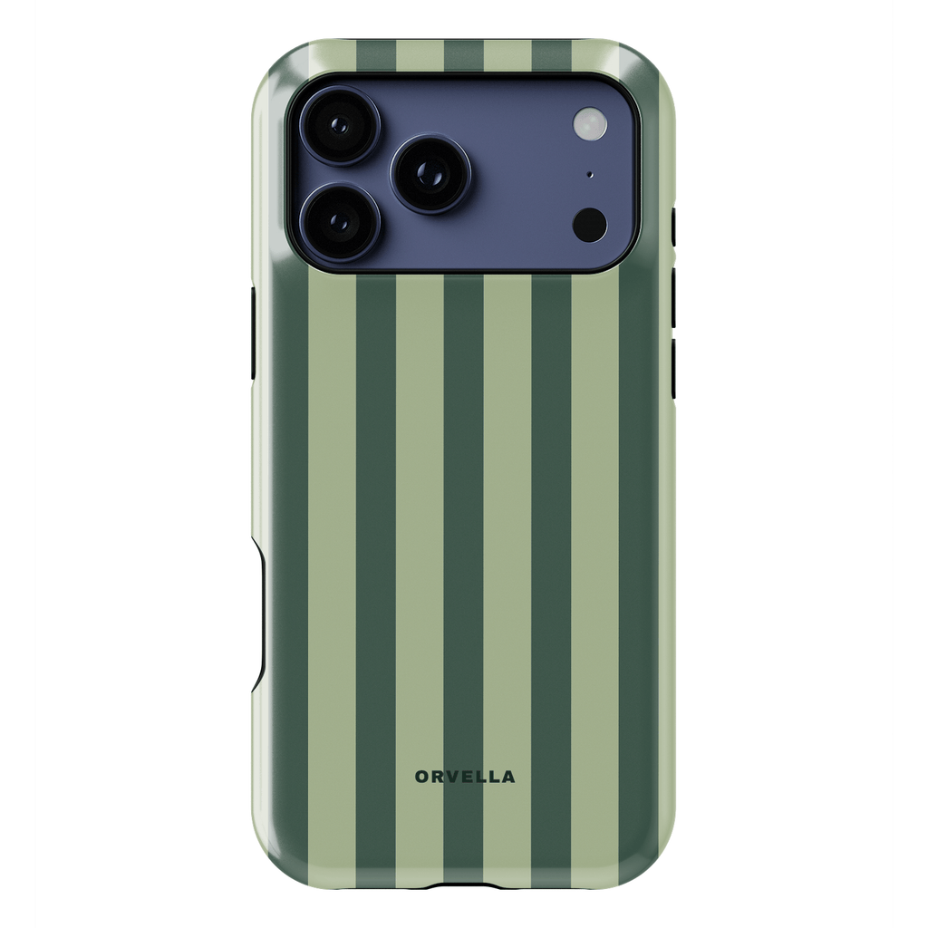 Green Striped Phone Case - Olive Mode