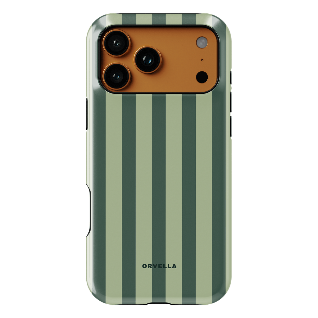Green Striped Phone Case - Olive Mode